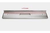 Afløb - Unidrain Afløbsarmatur 1004, 700 mm, Bagflange – Ekstra dyb + 6 mm - 1004.0701