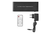 Skærm & Lyd switch - Nedis VSWI3475AT - video/audio switch - 5 ports - VSWI3475AT