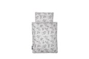 Dukke, bamse og udstyr - Smallstuff Doll Bedding Flower Garden Grey - 73033-4