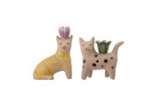 Boligindretning - Bloomingville - Set of 2 - Mamie Cat Candlestick (82058194) - 82058194