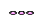 Smart Home - Philips Hue Slim indbygningsspot 90 mm - 3 pak - 929003712202