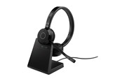 Hovedtelefoner/headset - Jabra Evolve 65 TE - USB-A MS Stereo (Included Stand) - 6699-833-399