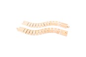 Trælegetøj - Bigjigs Wooden Rails - Flexible 2 pcs. - BJT164