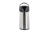 Termokande - Thermos - Jug with pump 1.9L - Steel/Black (15095) - 15095