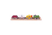Trælegetøj - Bigjigs Wooden Train Construction with Cargo - BJT497