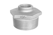 Gevindfittings - +GF+ nippelmuffe galvaniseret 3 - 1 1/4'' - 770241247