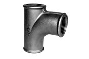 Gevindfittings - +GF+ strømtee 90° sort 3/4'' - 770131105