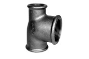 Gevindfittings - +GF+ tee 90° sort reduceret 1 1/4-1-3/4'' - 770130153