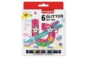 Kreativt Legetøj - Bruynzeel Kids Glitter Felt Tip Pens 6 pcs. - 60126006