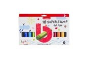 Kreativt Legetøj - Bruynzeel Super Stamp Markers 10 pcs. - 60129010