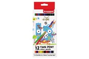 Skrive- og Tegneværktøjer - Bruynzeel Kids Twin Point Colored Pencils 12 pcs. - 60112001