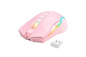 Mus - ONIKUMA CW905 Wireless - Gaming Mus - Optisk - 7 knapper - Pink med RGB - CW905 2.4G pink