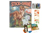 Kreativt Legetøj - Dino World Colouring Book Stick & Shine - 412473