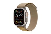 Smartwatch, Sportsur & Aktivitetstracker - Apple Watch Ultra 2 GPS + Cellular 49mm - Titanium Case with Tan Alpine Loop - Small - MX4E3DH/A