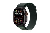 Smartwatch & Sportsur - Apple Watch Ultra 2 GPS + Cellular 49mm - Black Titanium Case with Dark Green Alpine Loop - Large - MX4T3DH/A