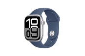 Smartwatch & Sportsur - Apple Watch Series 10 GPS 42mm - Silver Aluminium Case with Denim Sport Band - M/L - MWWC3QN/A