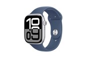 Smartwatch & Sportsur - Apple Watch Series 10 GPS 46mm - Silver Aluminium Case with Denim Sport Band - M/L - MWWM3QN/A