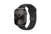 Smartwatch & Sportsur - Apple Watch Series 10 GPS + Cellular 46mm - Slate Titanium Case with Black Sport Band - S/M - MWYD3QN/A