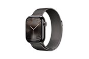 Smartwatch & Sportsur - Apple Watch Series 10 GPS + Cellular 42mm - Slate Titanium Case with Slate Milanese Loop - MX053QN/A