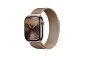 Smartwatch & Sportsur - Apple Watch Series 10 GPS + Cellular 42mm - Gold Titanium Case with Gold Milanese Loop - MX083QN/A
