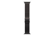 Smartwatch - Tilbehør - Apple 49mm Black Titanium Milanese Loop - Large - MXKH3ZM/A