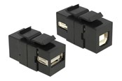 Netværkstilbehør - DeLOCK Keystone Module USB 2.0 A Female > USB 2.0 B Female - 86370