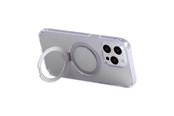 Mobil - Covers & Cases - Joyroom Magnetic protective phone case with holder JR-BP004 for iPhone 15 (transparent) - JR-BP004 iP 15 Trans