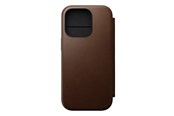 Mobil - Covers & Cases - Nomad Modern Leather Folio - iPhone 16 Pro | Brown | Leather - NM01679585