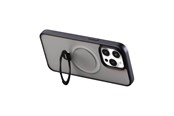 Mobil - Covers & Cases - Joyroom Magnetic protective phone case with holder JR-BP004 for iPhone 15 Pro (black) - JR-BP004 iP 15 Pro B