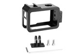 Actionkamera tilbehør - Puluz Metal Cage with Cold Shoe for DJI Osmo Action 4/3 - PU928B