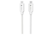USB kabel - Lippa USB-C to USB-C 100W 10Gbps cable 1m White - LPC100WCC1W