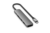 Dockingstation - Satechi 6-in-1 USB-C Slim Multiport Adapter - Space Grey - ST-P6SM