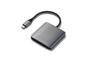 USB hub - Satechi 4-Port USB-C Hub with PD USB hub - 4 ports - Sølv - ST-H4CPDM