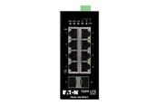 Switch - Tripp Lite Eaton  series 8-Port Managed Industrial Gigabit Ethernet Switch - 10/100/1000 Mbps 2 GbE SFP Slots -40° to 75°C DIN Mount - NGI-M08C2