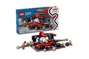 LEGO® - LEGO City 60443 F1®-pitstop og pitcrew med Ferrari-bil - 60443