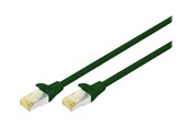 Netværkskabel - DIGITUS patch cable - 50 cm - green - Grøn - 0.5m - DK-1644-A-005-G-10