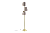 Lamper - EGLO ALMEIDA 2 gulvlampe, børstet messing - 99612