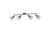 Lamper - EGLO SONNINO spot 4L, sort - 901042