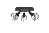 Lamper - EGLO SONNINO spot 3L, sort - 901041