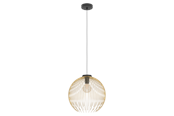 Lamper - EGLO VENEZUELA pendel Ø400, sort/guld - 901003
