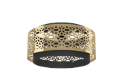 Lamper - EGLO SANDBACH ceiling light, black, brass - 43979