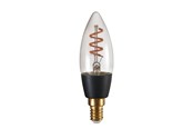 Smart Home - EGLO CONNECT.Z E14 C35 røgfarvet SMART pære M/VARM HVID LYS - 110322