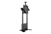 Vægbeslag, AV-Beslag & AV-Møbler - Multibrackets M stand - Flip - for flat panel /video conference camera - motorised with cabinet - black - Max 50 kg - recommended for 43"-86" - 7350105215667