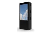 Vægbeslag, AV-Beslag & AV-Møbler - HI-ND Totem stand - for digital signage LCD panel - outdoor portrait - black - Max - recommended for 46" - OD4617-5001-02