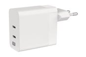 Mobil - Adaptere & Opladere - XtremeMac 65W Dual USB-C Charger | Eco-Friendly PD for MacBook & iPhone - XWH-SPC60-03