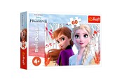 Puslespil - Trefl Puzzle - Frozen - The enchanted world of Anna and Elsa (60 pieces) Floor - TFL17333