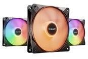 Kabinet Køler - be quiet! LIGHT WINGS LX high-speed (3-pack) - Kabinet køler - 120mm - Sort med RGB LED lys - 31 dBA - BL124
