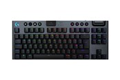 Tastatur - Logitech G915 X LIGHTSPEED TKL - Tactile - 80 % (TKL) - Gaming Tastatur - Engelsk - UK - Sort - 920-012720