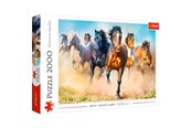 Puslespil - Trefl Puzzle - Galloping herd of horses (2000 pieces) Floor - TFL27098