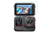 Actionkamera tilbehør - Puluz 3 in 1 Tempered Glass Film For Insta360 Ace Pro (PU951T) - PU951T
